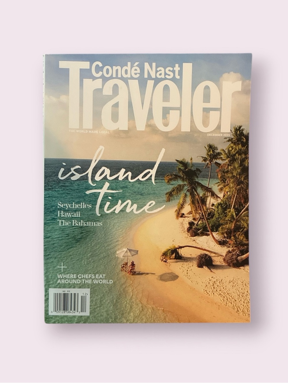 Conde Nast Traveler Magazine December 2025 Island Time Seychelles Hawaii Bahamas